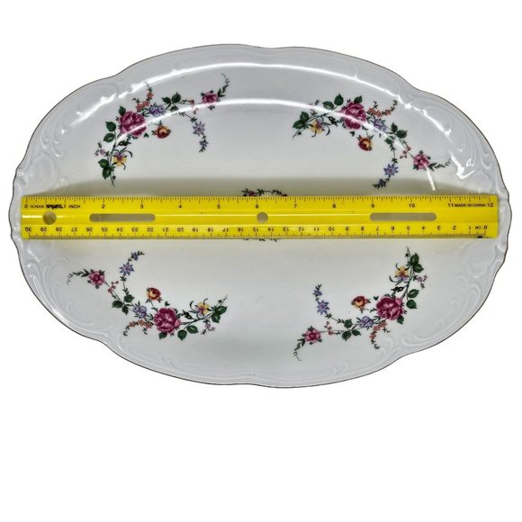 Vintage Wawel Vienna Royal Collection Oval Serving Platter China Plate Poland - Picture 6 of 7